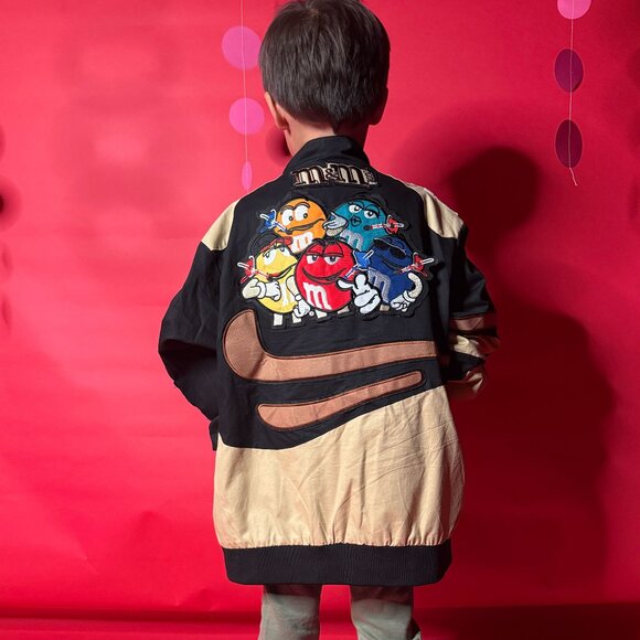Y2K M&M’s Racing Jacket (Kids XL Fit) – Early 2000s Collectible - Picture 6 of 11